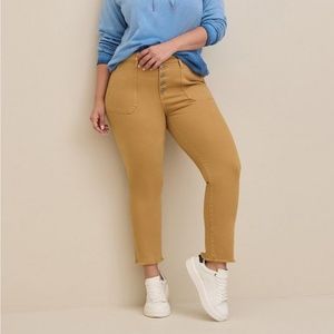 Torrid Mom Straight Button Fly High-Rise Jean NWT Size 24T